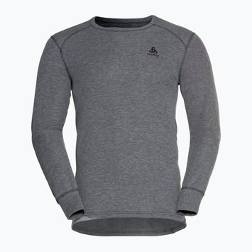 Men's ODLO Active Warm Bl Top Crew Neck thermal Longsleeve steel grey melange