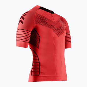 Men's X-Bionic Twyce Race SS red/black running shirt