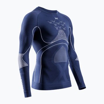 Men's X-Bionic Energy Accumulator 4.0 thermal longsleeve marine/optical white