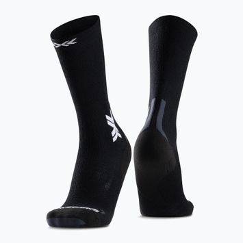 X-Socks Run Discover Merino Crew x black/light grey socks