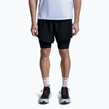 Men's X-Bionic Efektor 2in1 running shorts x black/x black