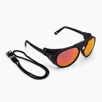 SCOTT Cervina black/red chrome sunglasses