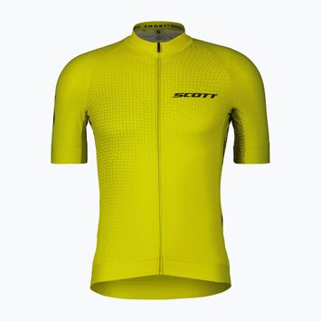 Men's SCOTT RC Pro cycling jersey sulphur yellow/black