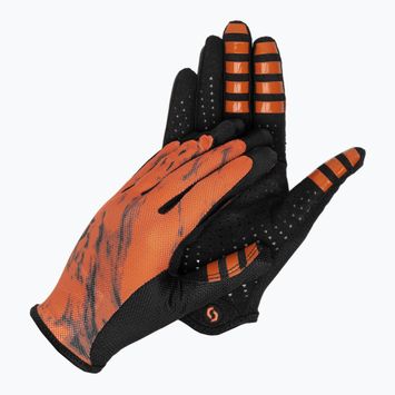 Men's cycling gloves SCOTT Traction braze orange/black