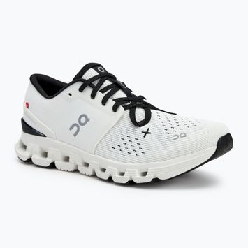 Men's On Cloud X 4 ivory/black running shoes