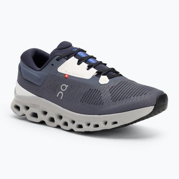 Men's On Running Cloudstratus 3 metal/glacier running shoes