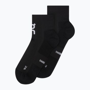 Socks On Core Run Mid 2 pairs black