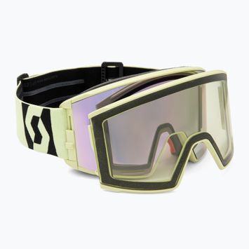 SCOTT React AMP Pro acid yellow/amp pro lavender chrome/amp pro green ski goggles