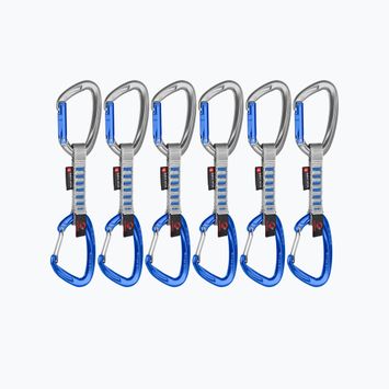 Mammut Crag Keylock Wire climbing expressions 10 cm Indicator Quickdraws 6 pcs blue.