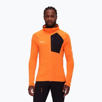 Men's trekking sweatshirt Mammut Aenergy Light ML Hooded dark tangerine/black