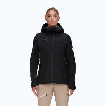 Mammut Crater IV HS Hooded women's rain jacket black