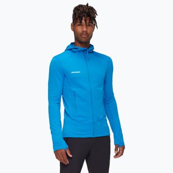 Mammut men's trekking sweatshirt Taiss Light ML Hooded glacier blue