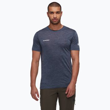 Mammut Tree Wool FL men's trekking t-shirt marine melange