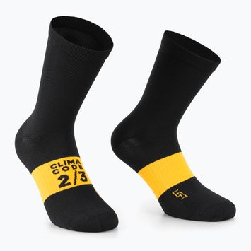 ASSOS Spring Fall black cycling socks