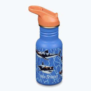 Klean Kanteen Flip Seal Sport Cap Straw 355 ml sharks in shades children's travel bottle