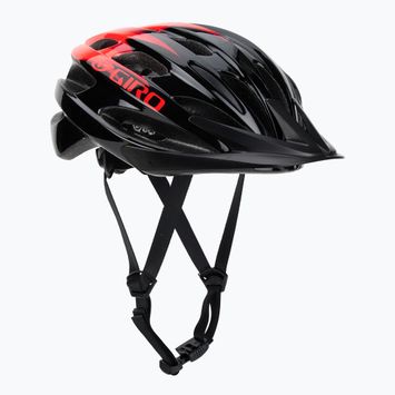 Giro Raze matte black vermillion children's bike helmet