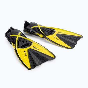 Mares X-One diving fins black/yellow 410337