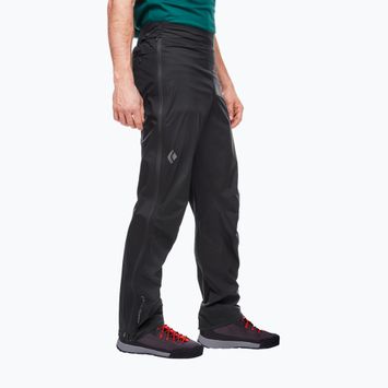 Black Diamond Stormline STR FL ZP RN men's rain trousers black APZ9LC015SML1