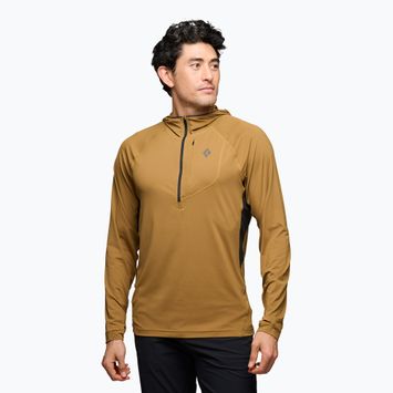 Men's trekking sweatshirt Black Diamond Alpenglow Pro Hoody flax