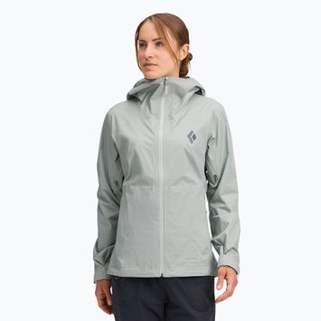 Women's rain jacket Black Diamond Fineline Stretch agave