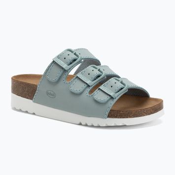 Scholl Rio Wedge Ad Med pale blue women's flip-flops