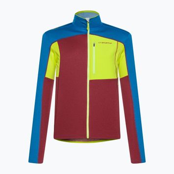 Men's La Sportiva Elements sangria/electric blue trekking sweatshirt