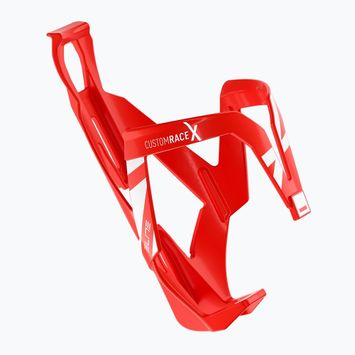 Elite Custom Race X red/glossy white bidon basket