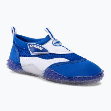 Cressi Coral children's water shoes white and blue VB945024