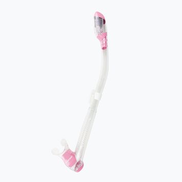 Cressi Dry clear pink snorkel ES259