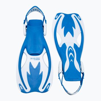 Cressi Rocks blue/white children's snorkel fins