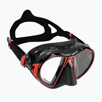 Cressi Zeus diving mask black/red