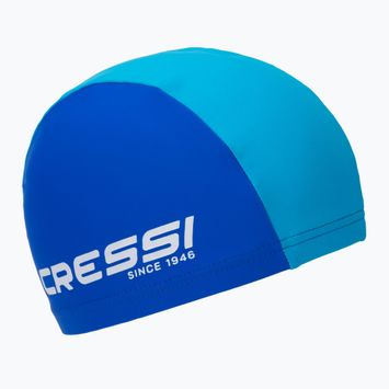 Children's swimming cap Cressi Tago blue/azure