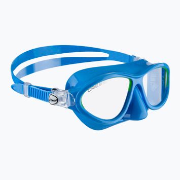 Cressi Moon light blue/lime children's diving mask