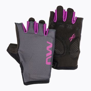 Women's cycling gloves Northwave Active grey-pink C89202326