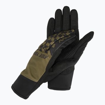 Men's Northwave Winter Active forest green/black cycling gloves