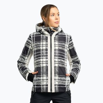 Women's ski jacket Colmar black and beige 2981