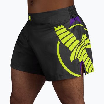 Hayabusa Icon Kickboxing men's training shorts black/yellow