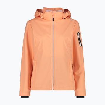 Women's softshell jacket CMP 39A5016 Zip Hood salmone