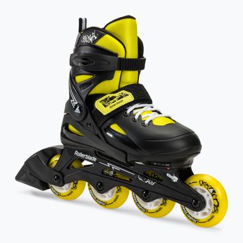Rollerblade Fury children's roller skates black/yellow