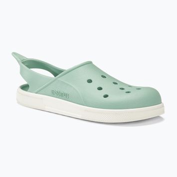 BOATILUS Cloggy green/white junior sandals