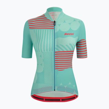 Santini Giada Optic women's cycling jersey blue 2S95475GIADAOPTIACS