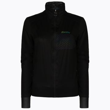 Santini Guard Nimbus women's cycling jacket black 2W52375GUARDNIMBNE