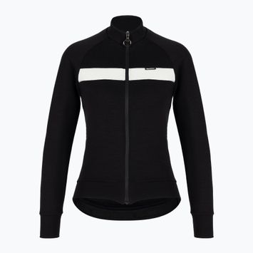 Men's Santini Adapt Wool Thermal Jersey bike jersey black SP216075ADAPTWOOL