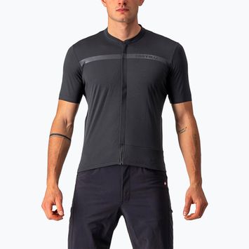 Men's Castelli Unlimited Allroad dark gray cycling jersey