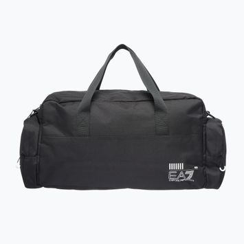 EA7 Emporio Armani Train Core black/white logo sports bag