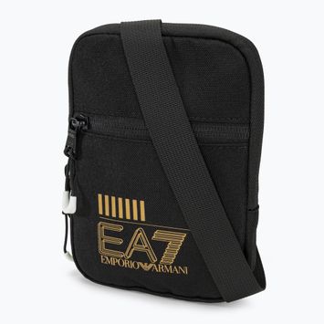 EA7 Emporio Armani Train Core Mini black/gold logo pouch