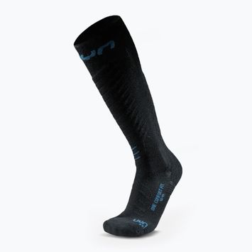 Men's UYN Ski One Comfort Fit socks black/blue poseidon