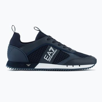 EA7 Emporio Armani Black & White Laces navy/white shoes