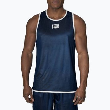Men's LEONE 1947 Double Face Boxing Singlet Tank Top Blue/Red AB214