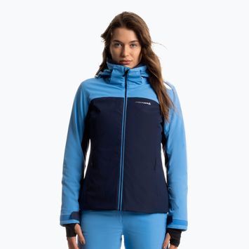 Women's ski jacket Fischer Calista azure blue